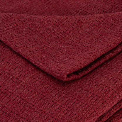 100% Egyptian cotton (Dark-red) coverlet