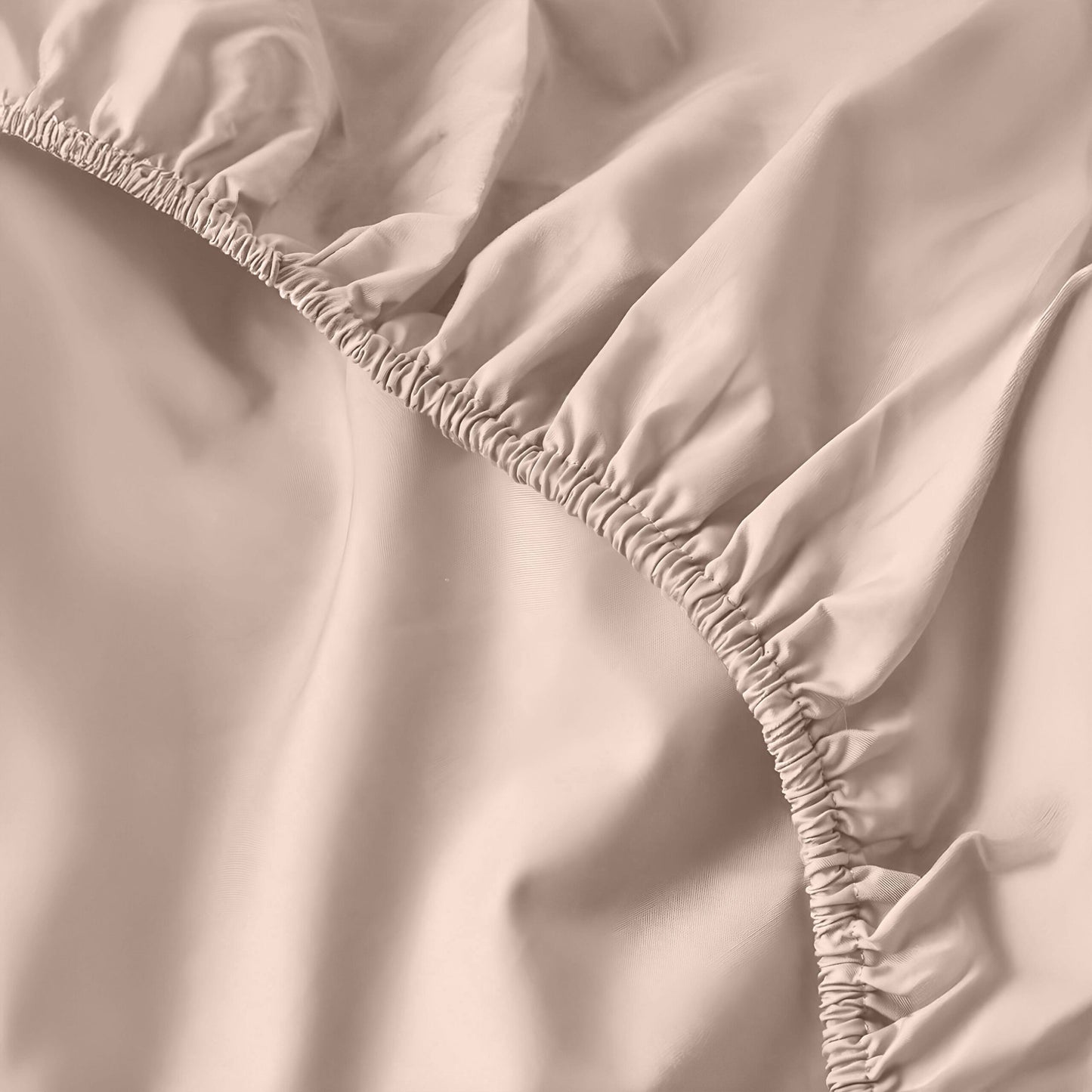 100% Egyptian cotton (Coffee-brown) fitted sheets set